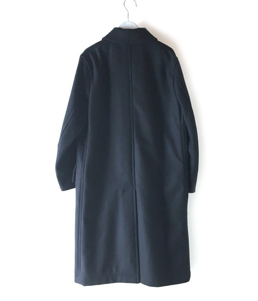 MHL./BASIC WOOL MELTON COAT WOMENS (NAVY)(1)