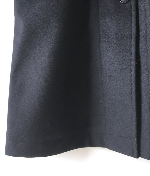 MHL./BASIC WOOL MELTON COAT WOMENS (NAVY)(1)