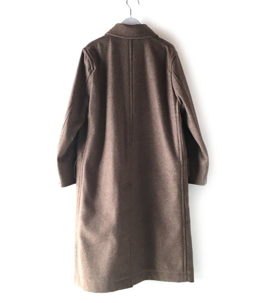 MHL./BASIC WOOL MELTON COAT WOMENS (KHAKI)