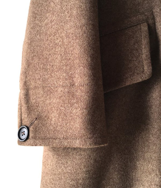 MHL./BASIC WOOL MELTON COAT WOMENS (KHAKI)