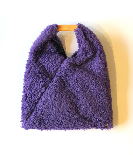 MM6 MAISON MARGIELA/TEDDY JAPANESE TOTE BAG MINI(PURPLE)