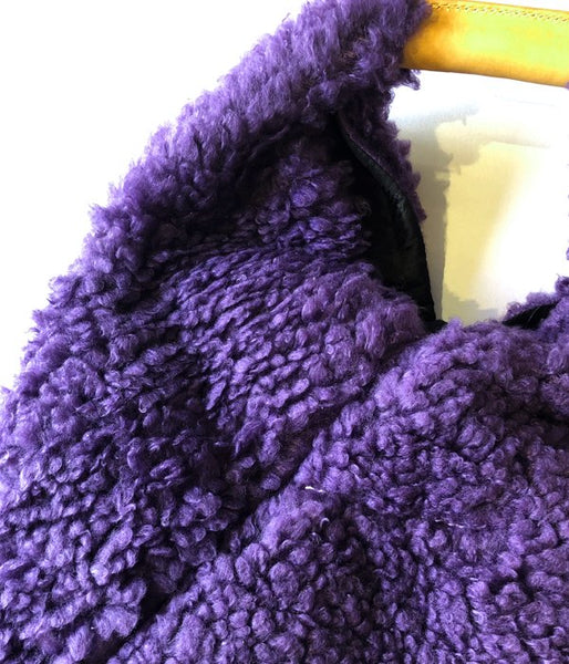 MM6 MAISON MARGIELA/TEDDY JAPANESE TOTE BAG MINI(PURPLE)