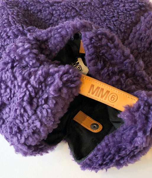 MM6 MAISON MARGIELA/TEDDY JAPANESE TOTE BAG MINI(PURPLE)