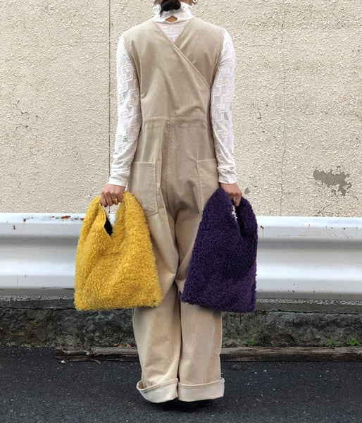 MM6 MAISON MARGIELA/TEDDY JAPANESE TOTE BAG MINI(PURPLE)