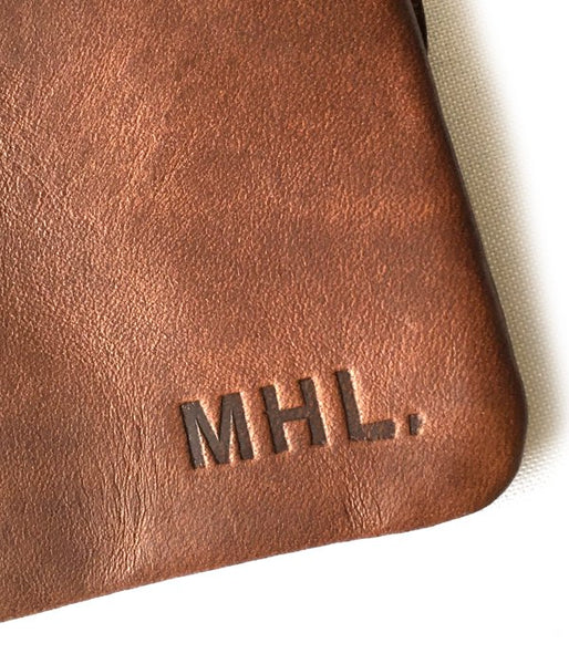 MHL./TOUGH LEATHER COIN CASE (BROWN)