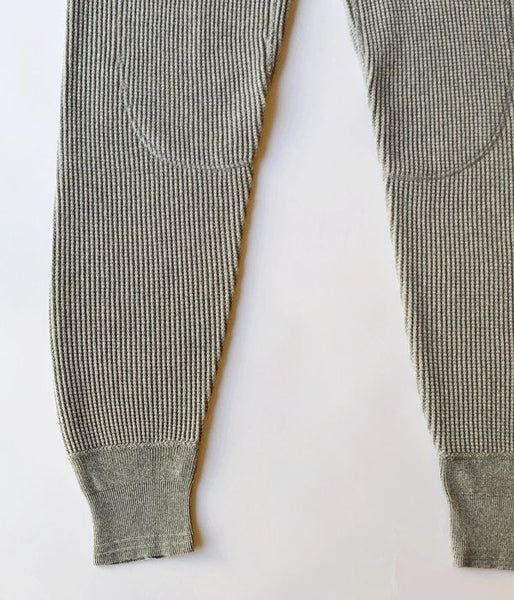 FUMIKA_UCHIDA/COTTON WAFFLE_THERMAL PANTS(GREY)
