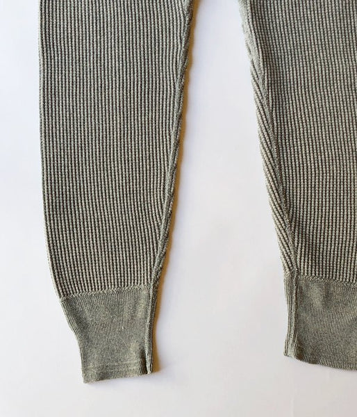 FUMIKA_UCHIDA/COTTON WAFFLE_THERMAL PANTS(GREY)
