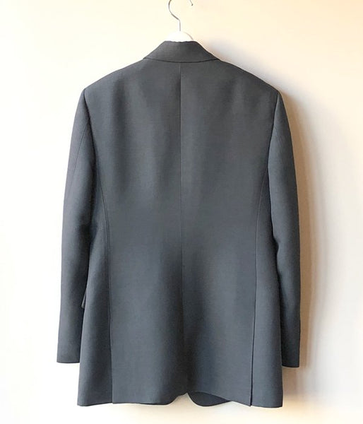 FUMIKA_UCHIDA/W/R DOUBLE-BREASTED JACKET(MOSSGREY)