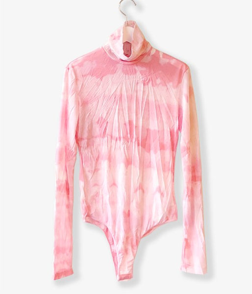 FUMIKA_UCHIDA/TIE-DYE BODYSUIT(PINK/size36)