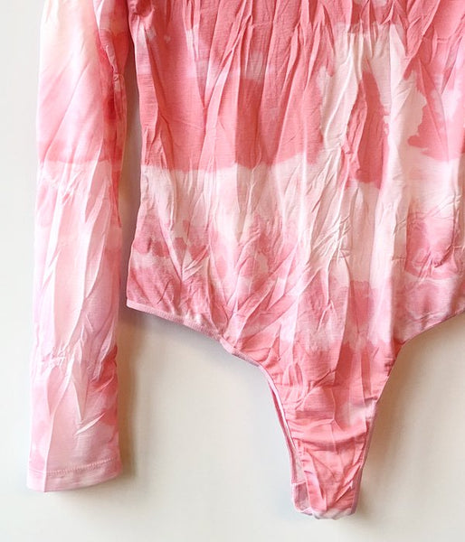 FUMIKA_UCHIDA/TIE-DYE BODYSUIT(PINK/size36)