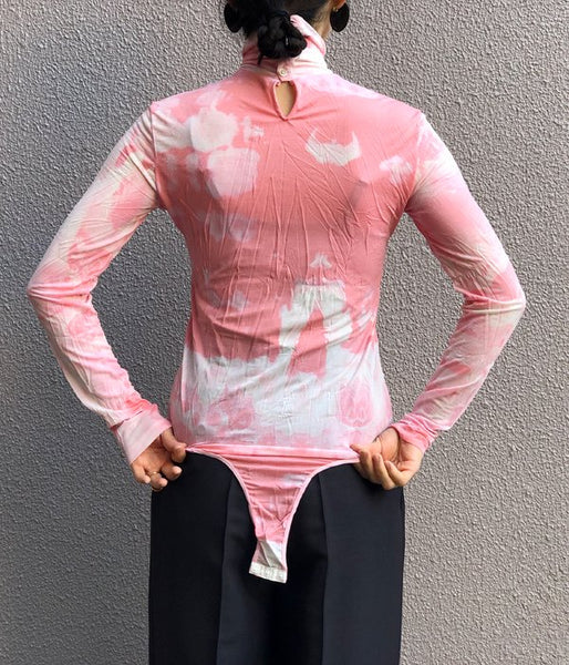 FUMIKA_UCHIDA/TIE-DYE BODYSUIT(PINK/size36)