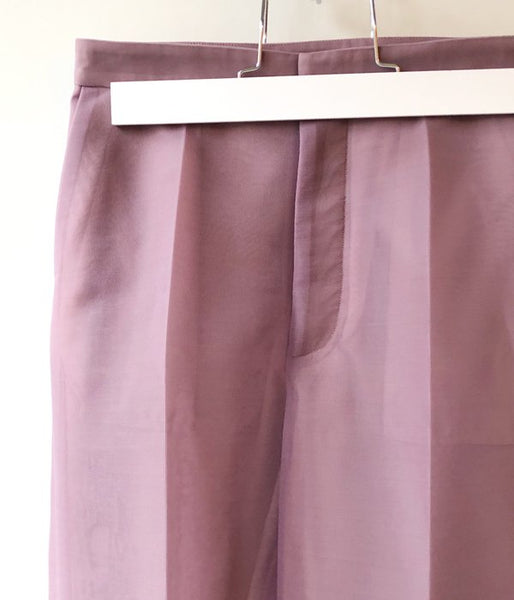 PHEENY/SEER DOUBLE KNIT WIDE SLACKS(MAUVE)