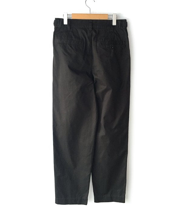 MHL./WASHED CHINO COTTON PANTS (KHAKI)