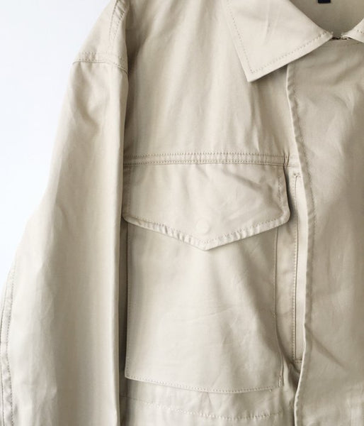 DESCENDANT/KEY WEST TWILL JACKET (BEIGE)