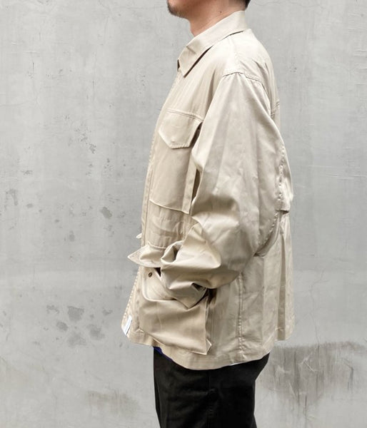 DESCENDANT/KEY WEST TWILL JACKET (BEIGE)