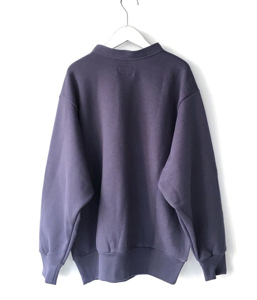DESCENDANT/VOIL HENRY NECK SWEATSHIRT (NAVY)