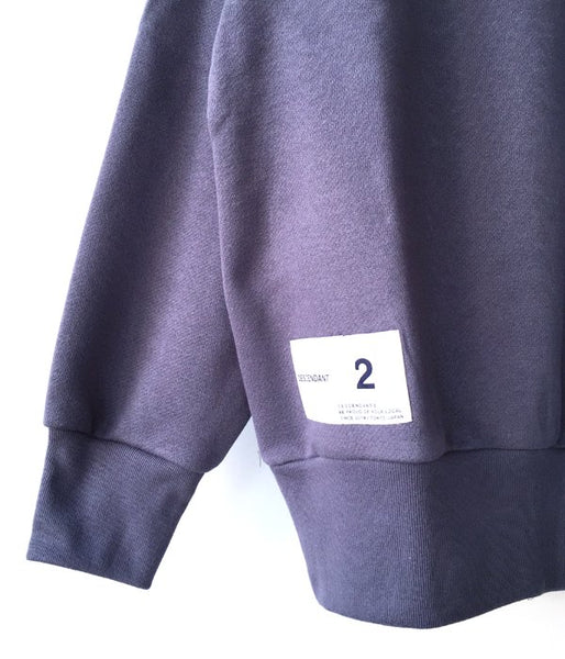 DESCENDANT/VOIL HENRY NECK SWEATSHIRT (NAVY)