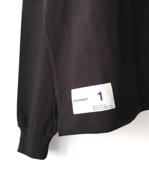 DESCENDANT/PUBA POLO LS (BLACK)