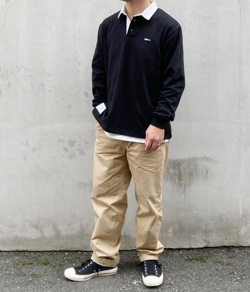 DESCENDANT/PUBA POLO LS (BLACK)