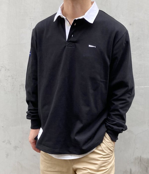 DESCENDANT/PUBA POLO LS (BLACK)