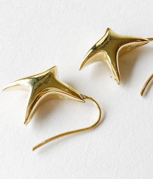 R.ALAGAN/TINY PUFFY BIRD EARRINGS(GOLD)