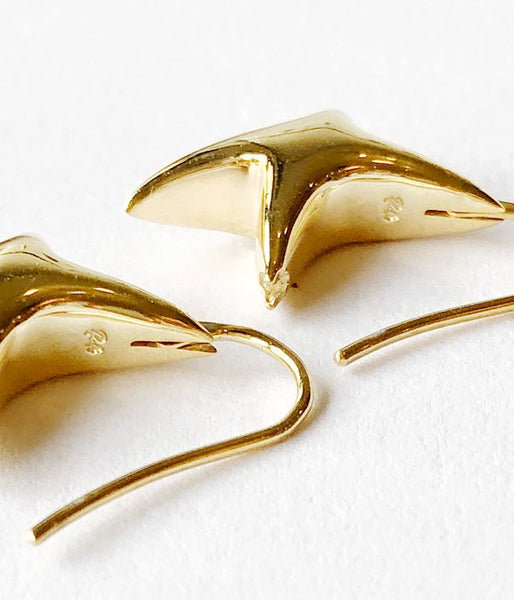R.ALAGAN/TINY PUFFY BIRD EARRINGS(GOLD)