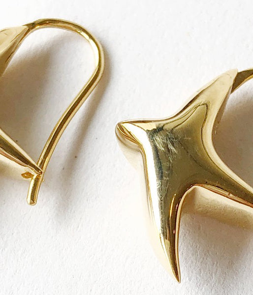 R.ALAGAN/TINY PUFFY BIRD EARRINGS(GOLD)