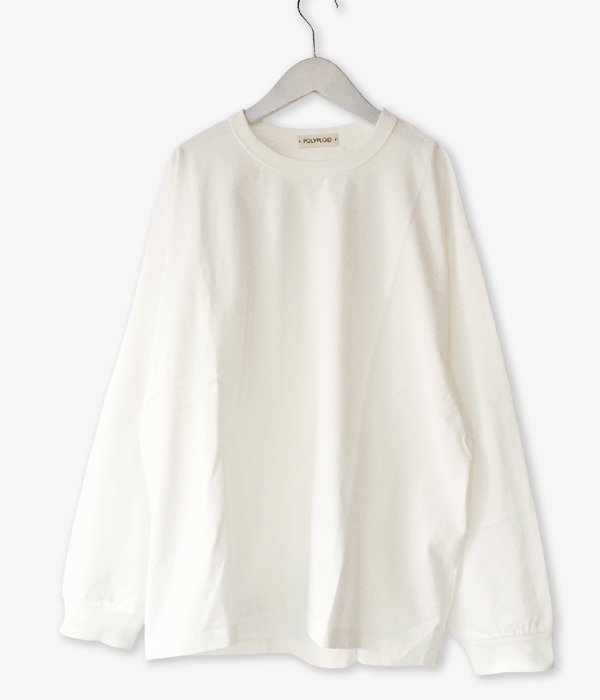 POLYPLOID OVERSIZE LONGSLEEVE C WHITE - Mens | rroomm