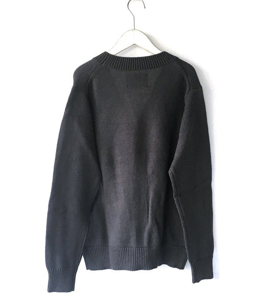 MHL./ROUGH COTTON CARDIGAN (GRAY)