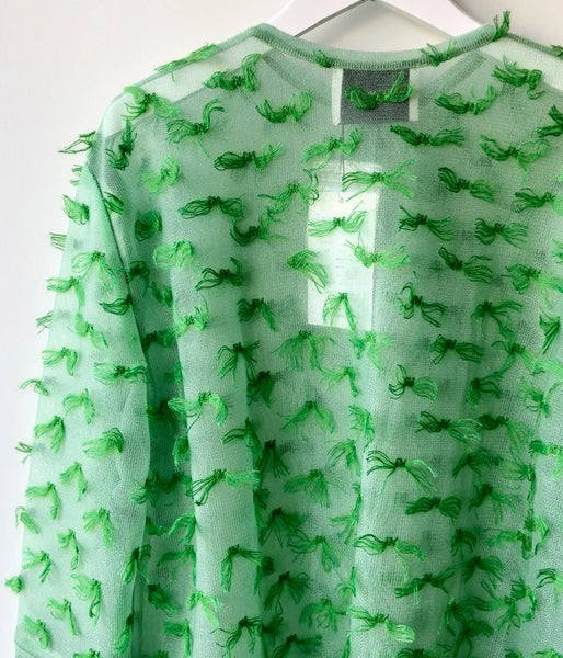 TAN/MOHAIR FRINGE SHIRTS