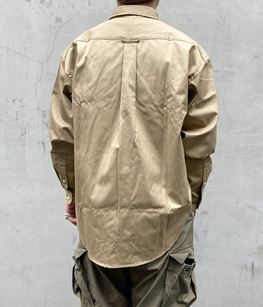 DESCENDANT/KENNEDY'S LS SHIRT FULL SIZE (BEIGE)