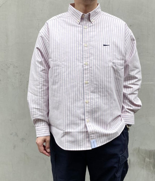 DESCENDANT/KENNEDY'S B.D LS SHIRT FULL SIZE (PINK)