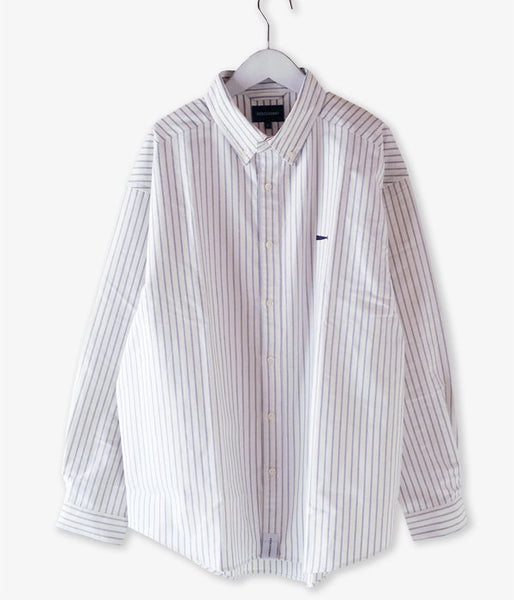 DESCENDANT/KENNEDY'S B.D LS SHIRT FULL SIZE (WHITE)