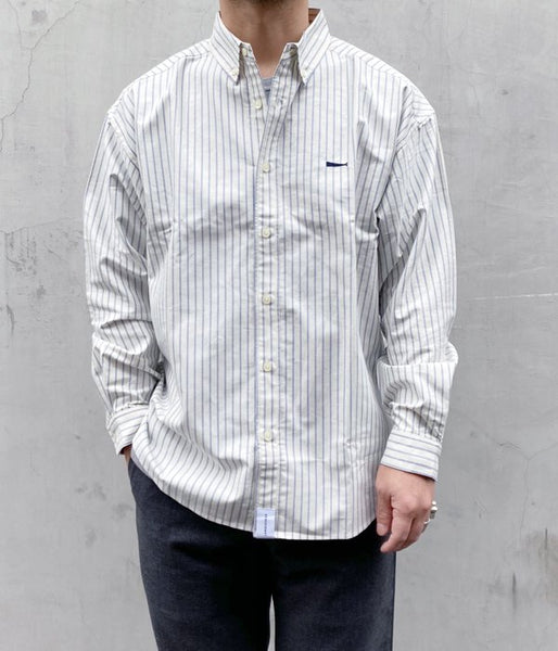 DESCENDANT/KENNEDY'S B.D LS SHIRT FULL SIZE (WHITE)