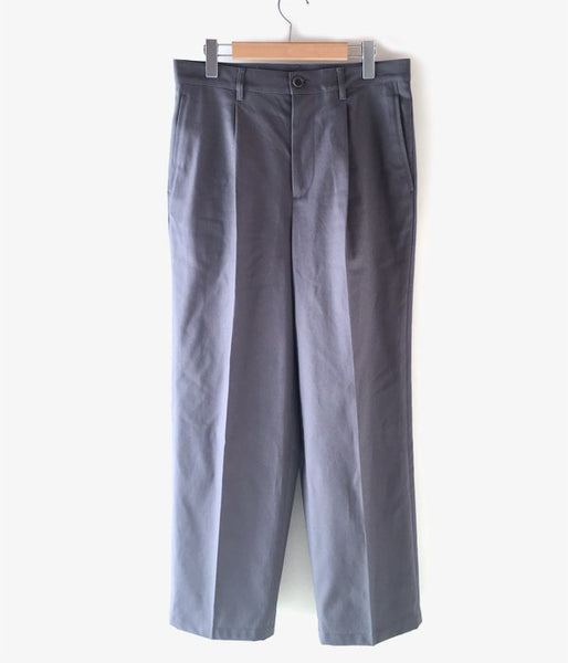 DIGAWEL/CANVAS 1TUCK CP PANTS (C.GRAY)