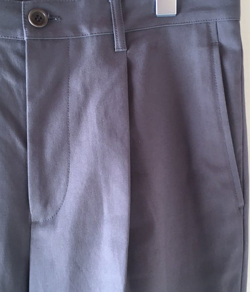 DIGAWEL/CANVAS 1TUCK CP PANTS (C.GRAY)