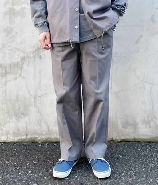 DIGAWEL/CANVAS 1TUCK CP PANTS (C.GRAY)