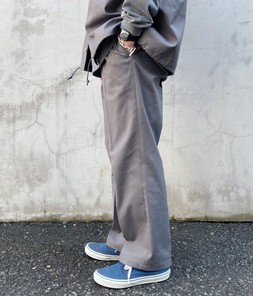 DIGAWEL/CANVAS 1TUCK CP PANTS (C.GRAY)