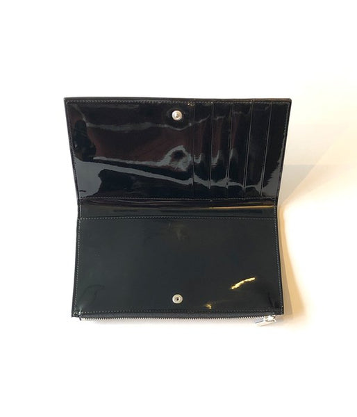 MM6 MAISON MARGIELA/INSIDEOUT LOGO LONG WALLET(BLACK)