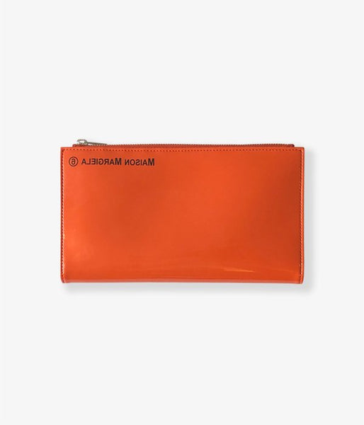 MM6 MAISON MARGIELA/INSIDEOUT LOGO LONG WALLET(ORANGE)