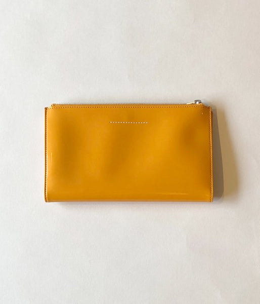 MM6 MAISON MARGIELA/INSIDEOUT LOGO LONG WALLET(YELLOW)