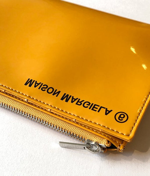 MM6 MAISON MARGIELA/INSIDEOUT LOGO LONG WALLET(YELLOW)