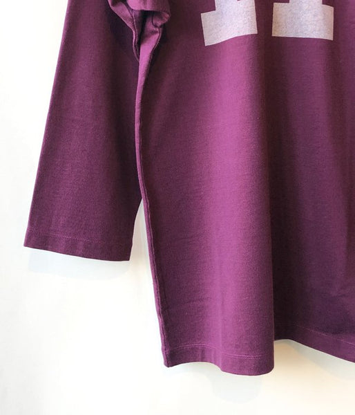PHEENY/FOOTBALL L/S TEE(GRAPE)