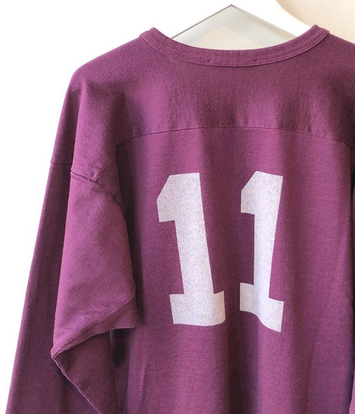 PHEENY/FOOTBALL L/S TEE(GRAPE)