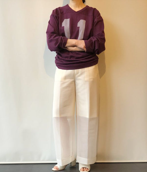 PHEENY/FOOTBALL L/S TEE(GRAPE)