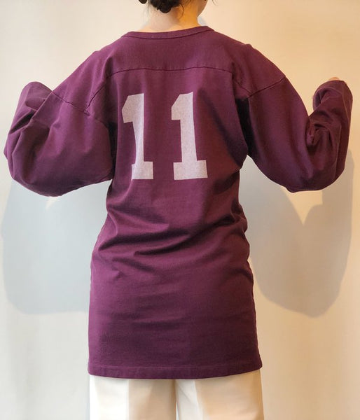 PHEENY/FOOTBALL L/S TEE(GRAPE)