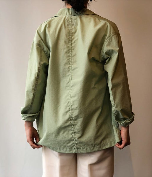 PHEENY/NYLON COTTON GROSGRAIN COVERALL JACKET(GREEN)