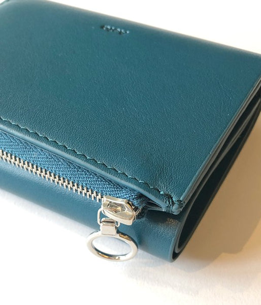 Aeta/FULL GRAIN LEATHER WALLET TypeA(BLUEGREEN)