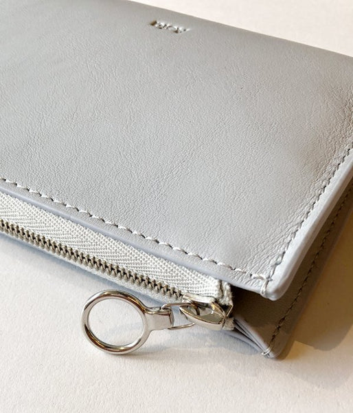 Aeta/FULL GRAIN LEATHER WALLET TypeB(ICEGRAY)
