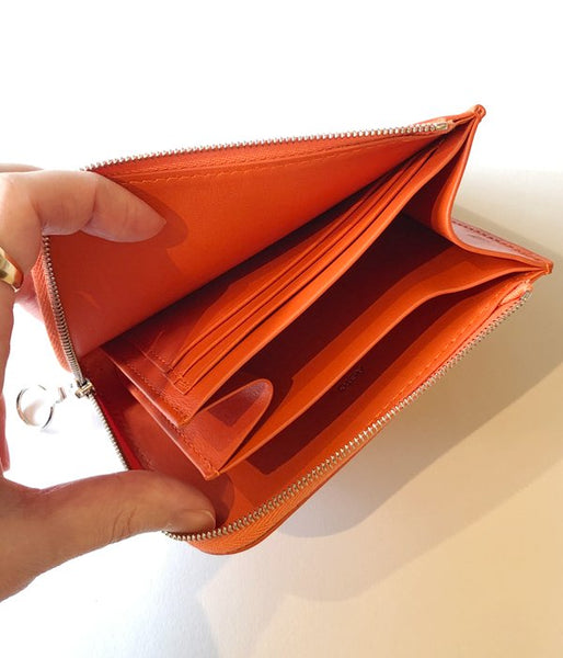 Aeta/FULL GRAIN LEATHER WALLET TypeB(ORANGE)